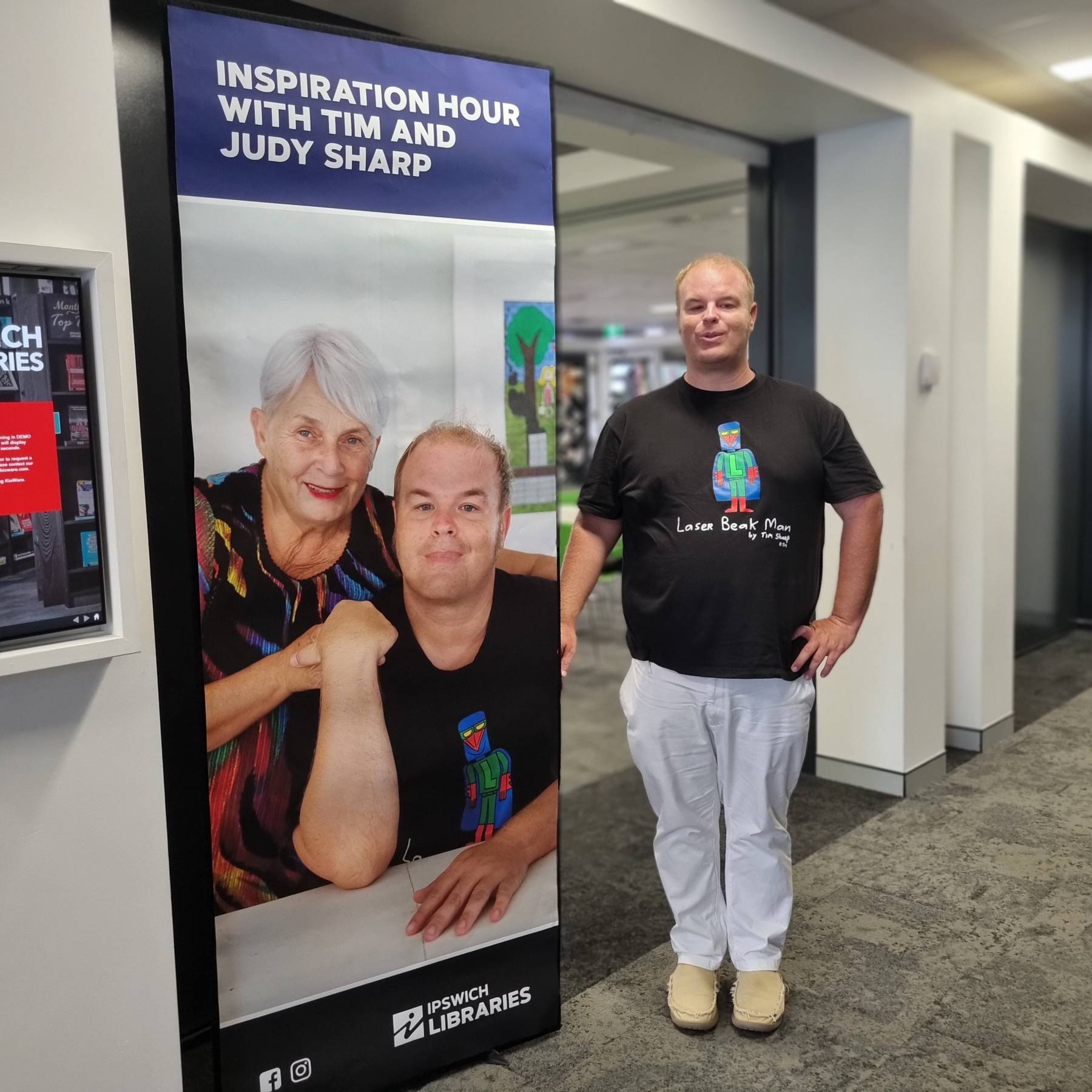 Keynote Address sharing Tim’s story at the Ipswich city library Inspiration Hour 2025.