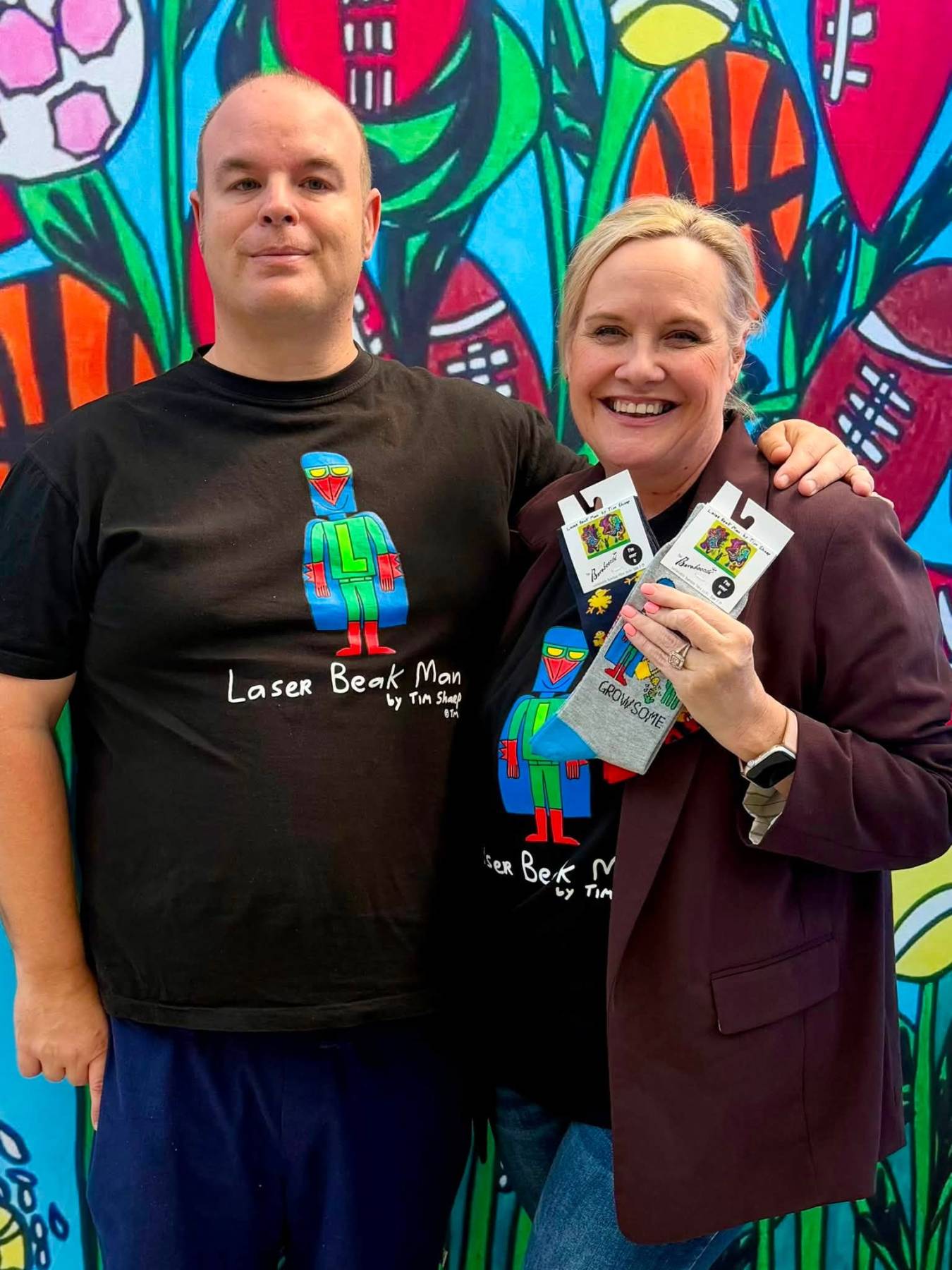 Fathers day with Laser Beak Man socks and Jam promotions September 2026